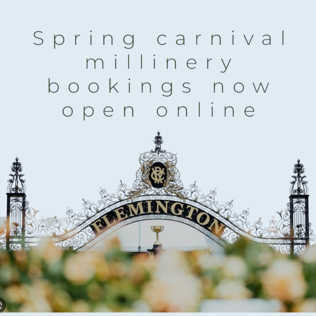 Deposit - Spring carnival millinery booking