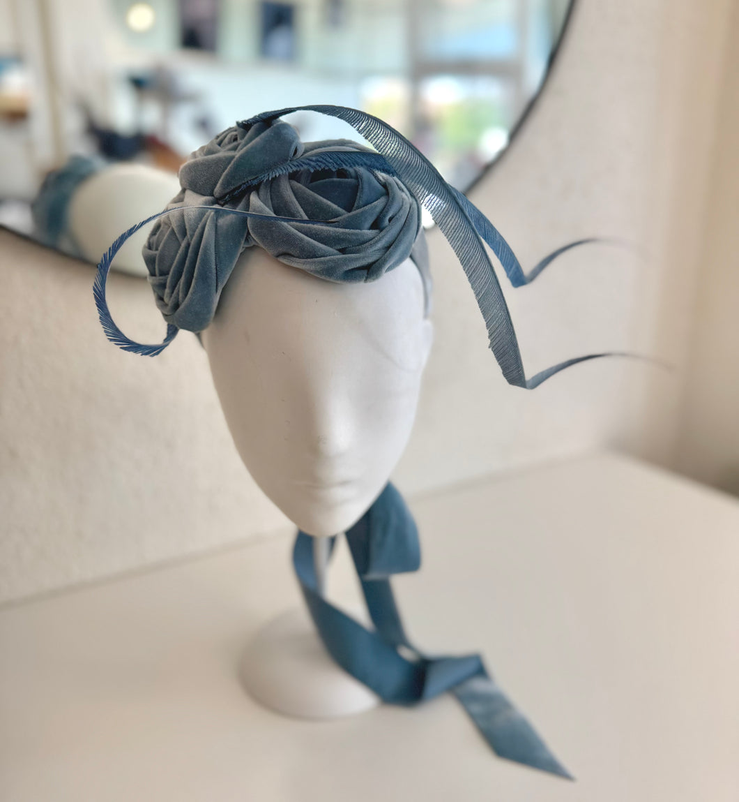The blue rosettes