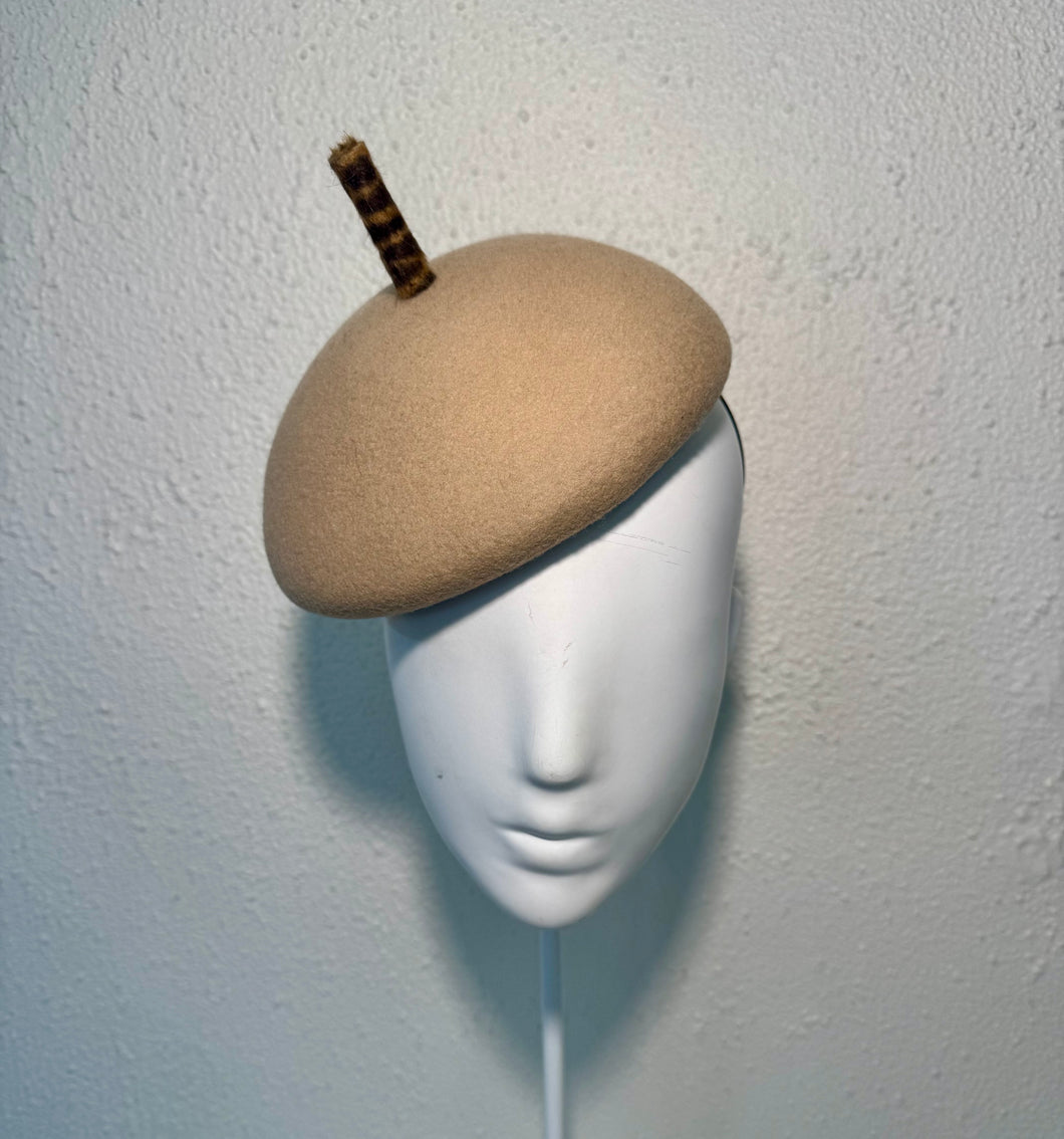 Smartie in tan with leopard stem