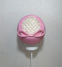 Pillbox - vibrant pink and cream