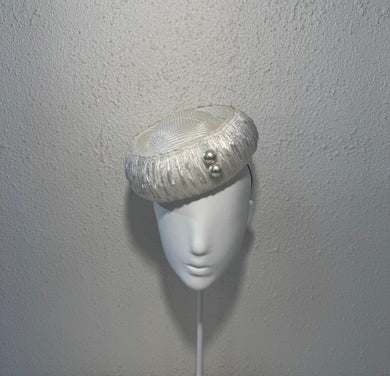 Vintage wrap and pearl pillbox