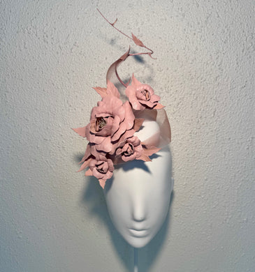 Blush leather rose