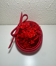 Pork pie beaded garden in red