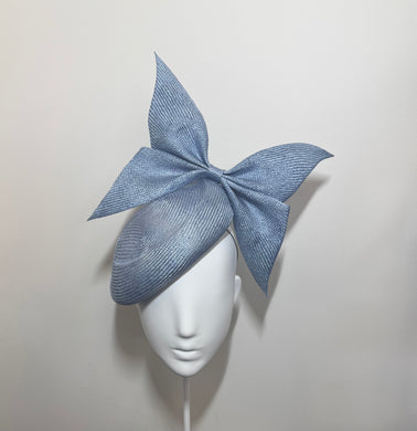 Baby Blue Butterfly Bow