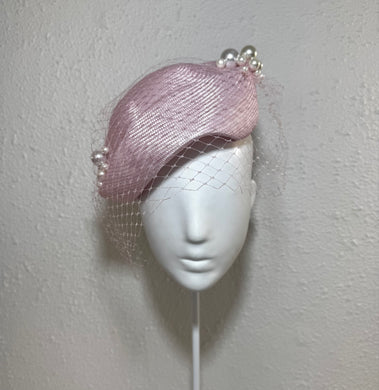 Stacked beret of pearls