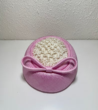 Pillbox - vibrant pink and cream