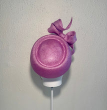 Pillbox Orchid pink soft bow