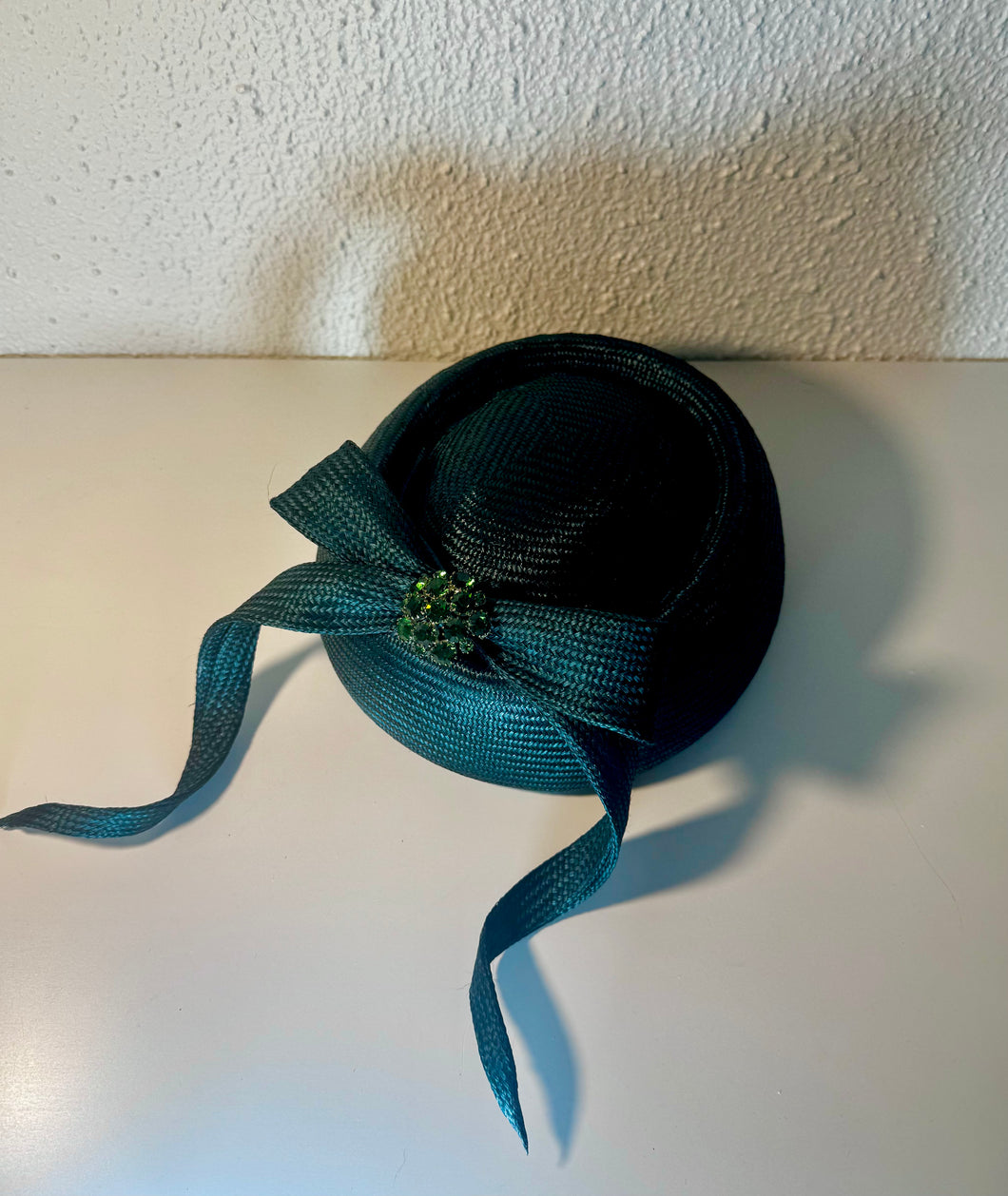 Pillbox in British racing car green