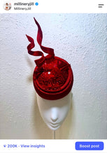A little red jewel box of beadwork