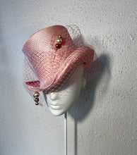 Pink topper with pearls