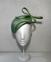 Green mini beret bow