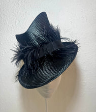 Feathered sharp fedora