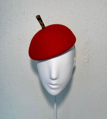 Smartie in red with leopard stem