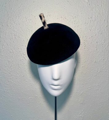Smartie in black with cheetah stem