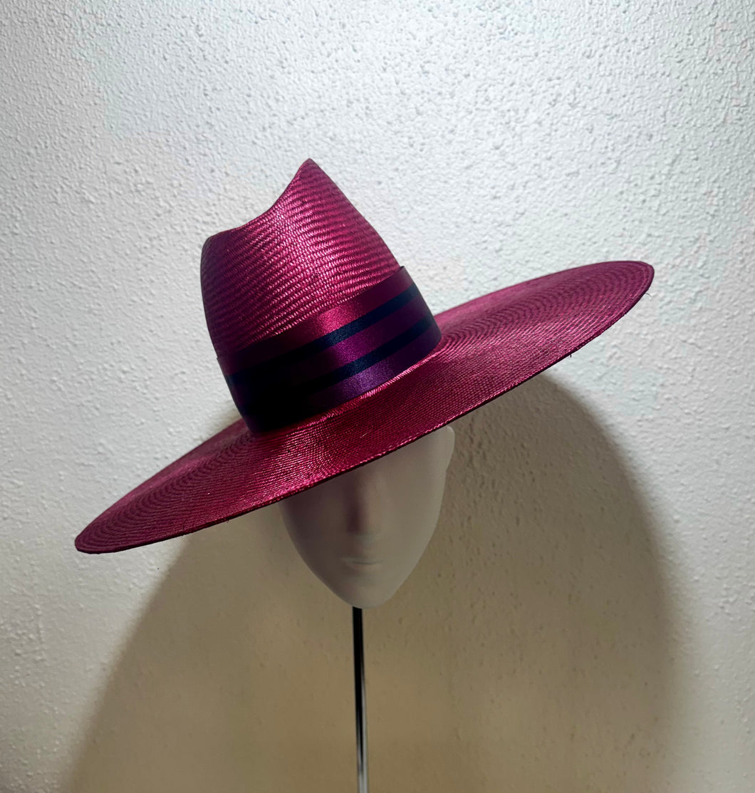 Flat brim fedora - all the berries