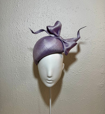 Lilac soft bow beret