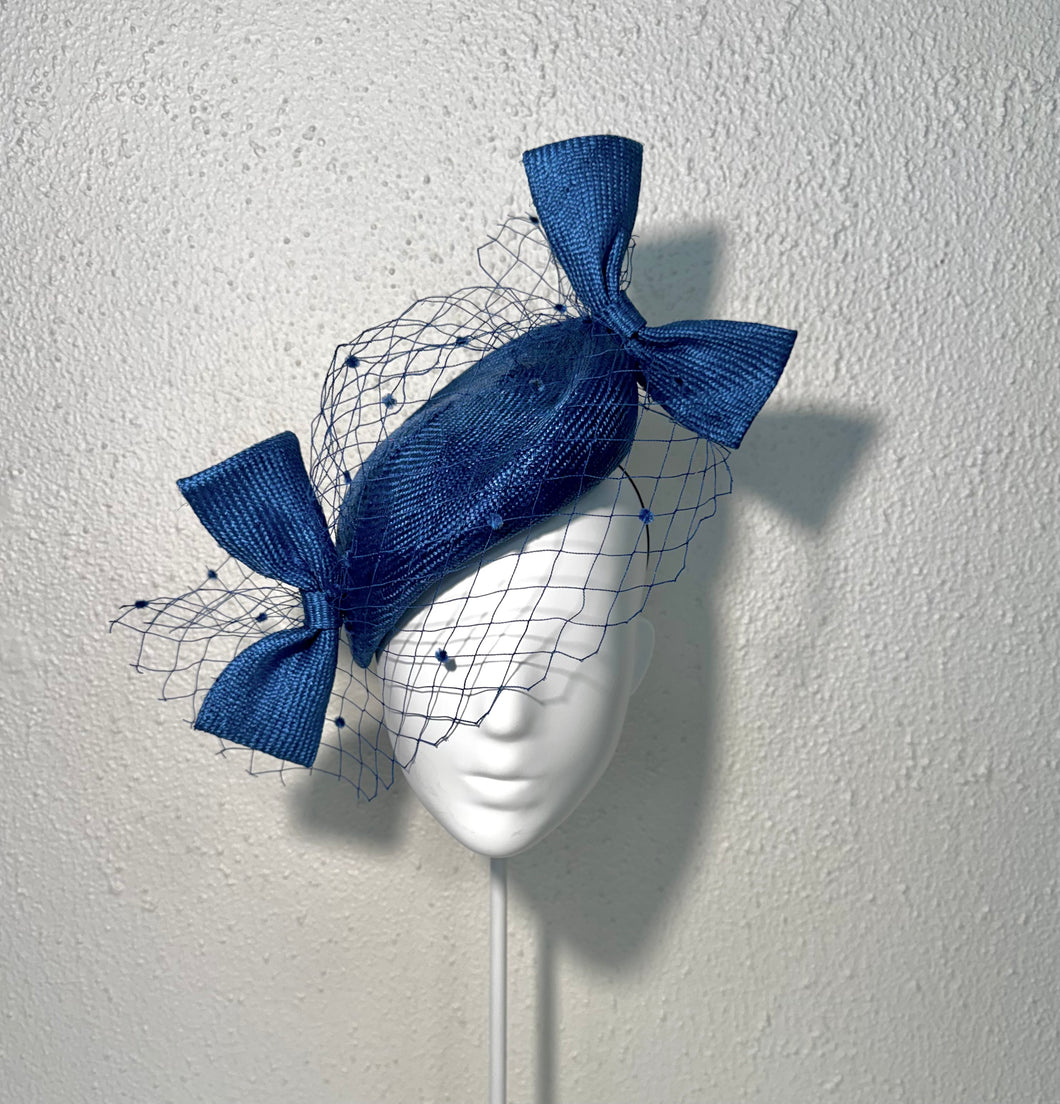 Denim blues beret