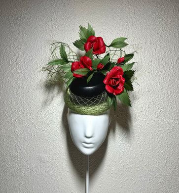 The leather flower pot